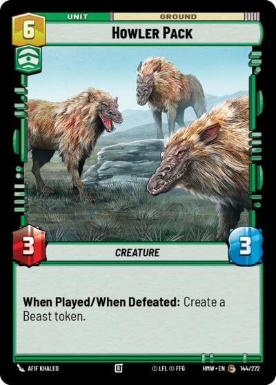 Howler Pack - 144/272 - Common - Homeworlds