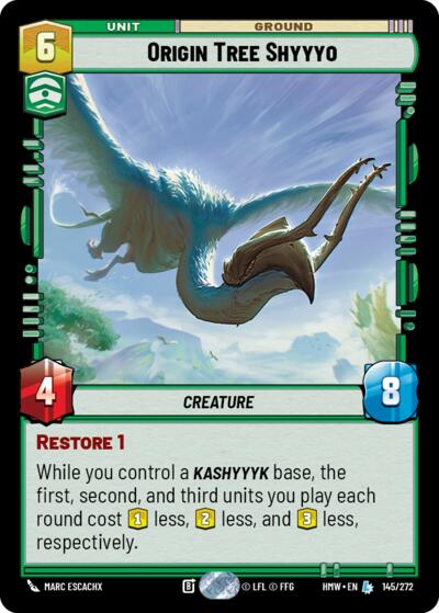 Origin Tree Shyyyo - 145/272 - Legendary - Homeworlds