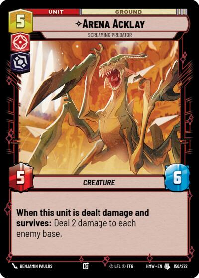 Arena Acklay - Screaming Predator - 156/272 - Uncommon - Homeworlds