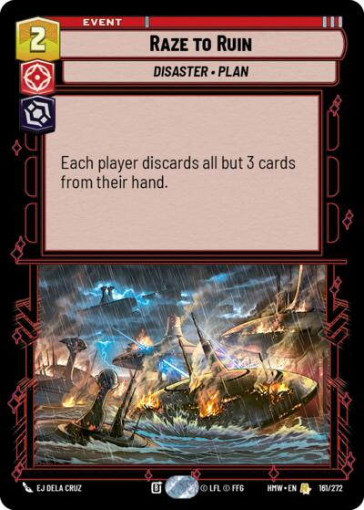 Raze to Ruin - 161/272 - Rare - Homeworlds