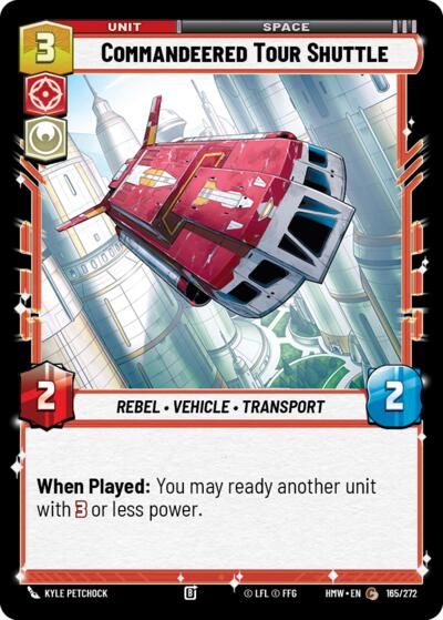 Commandeered Tour Shuttle - 165/272 - Common - Homeworlds