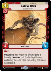 Arena Nexu - Starved for Prey - 182/272 - Rare - Homeworlds