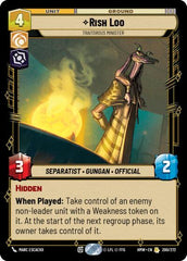 Rish Loo - Traitorous Minister - 200/272 - Rare - Homeworlds