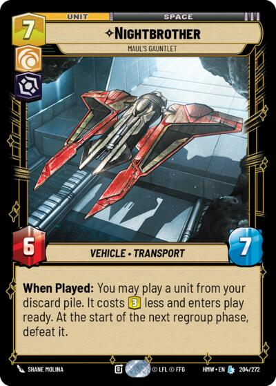 Nightbrother - Maul's Gauntlet - 204/272 - Legendary - Homeworlds