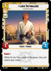 Luke Skywalker - Dreaming Farmboy - 208/272 - Rare - Homeworlds
