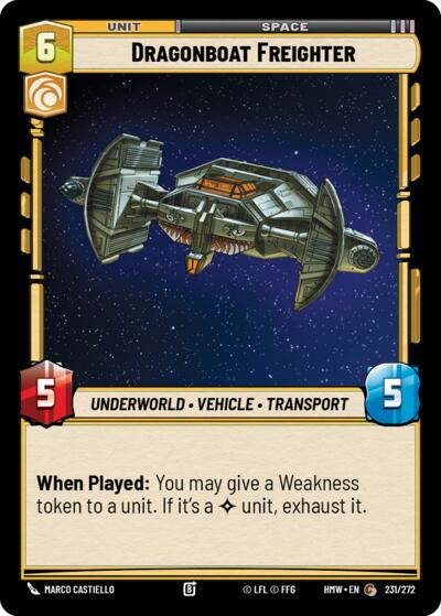 Dragonboat Freighter - 231/272 - Common - Homeworlds