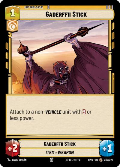 Gaderffii Stick - 235/272 - Common - Homeworlds