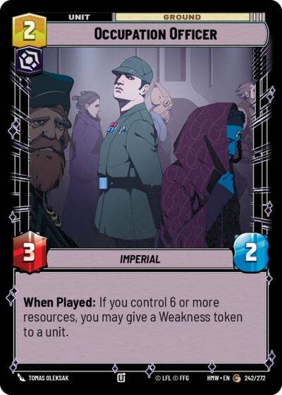 Occupation Officer - 242/272 - Common - Homeworlds