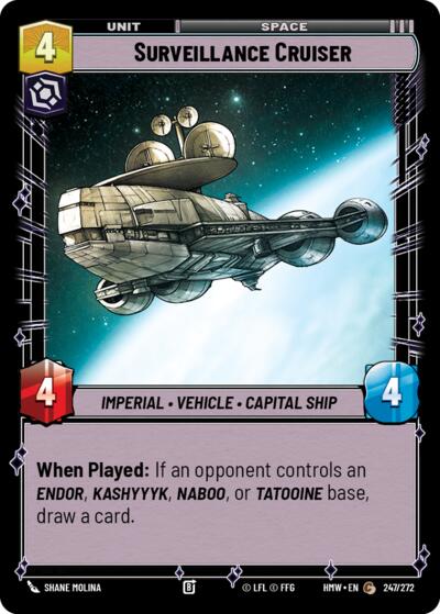 Surveillance Cruiser - 247/272 - Common - Homeworlds