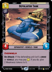 Defoliator Tank - 248/272 - Rare - Homeworlds