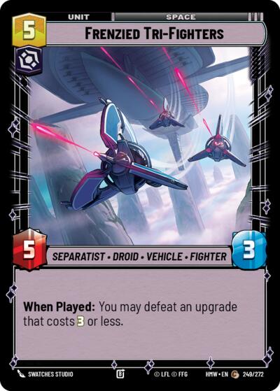 Frenzied Tri-Fighters - 249/272 - Common - Homeworlds
