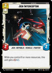 Jedi Interceptor - 256/272 - Common - Homeworlds