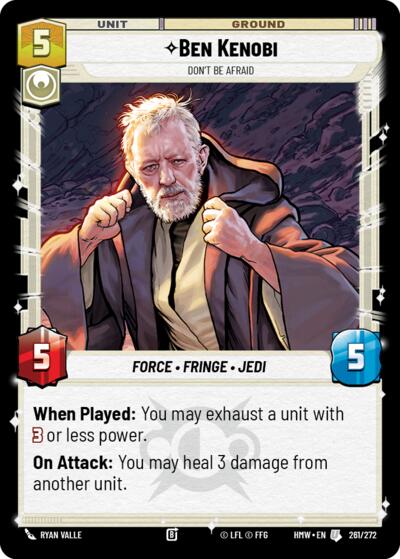 Ben Kenobi - Don't Be Afraid - 261/272 - Uncommon - Homeworlds