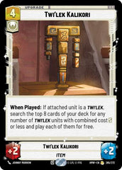 Twi'lek Kalikori - 265/272 - Rare - Homeworlds