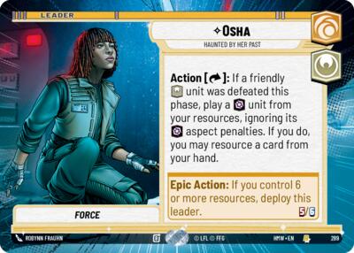Osha - Haunted By Her Past - 289 - Rare (Hyperspace) - Homeworlds