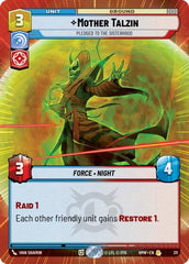 Mother Talzin - Pledged to the Sisterhood - 311 - Rare (Hyperspace) - Homeworlds