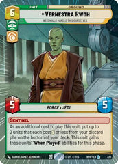 Vernestra Rwoh - We Should Handle This Ourselves - 320 - Legendary (Hyperspace) - Homeworlds