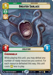 Greater Sarlacc - 321 - Rare (Hyperspace) - Homeworlds