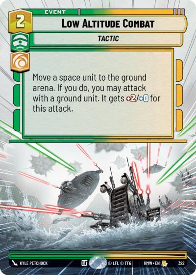 Low Altitude Combat - 322 - Rare (Hyperspace) - Homeworlds