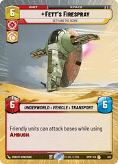 Fett's Firespray - Settling the Score - 325 - Rare (Hyperspace) - Homeworlds