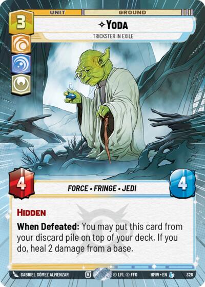 Yoda - Trickster in Exile - 328 - Legendary (Hyperspace) - Homeworlds