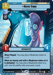 Nuvo Vindi - Blue Shadow Perfected - 334 - Rare (Hyperspace) - Homeworlds