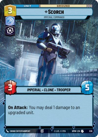 Scorch - Imperial Commando - 336 - Uncommon (Hyperspace) - Homeworlds