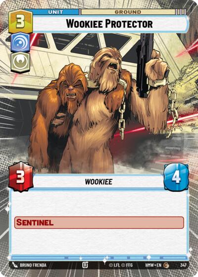 Wookiee Protector - 347 - Common (Hyperspace) - Homeworlds