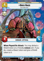 Boss Nass - Otoh Gunga Boss - 349 - Rare (Hyperspace) - Homeworlds