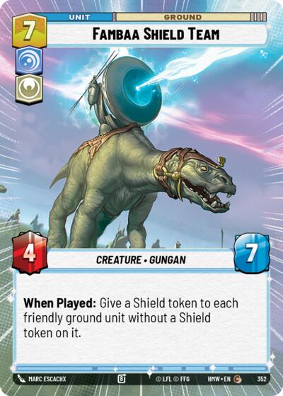Fambaa Shield Team - 352 - Common (Hyperspace) - Homeworlds