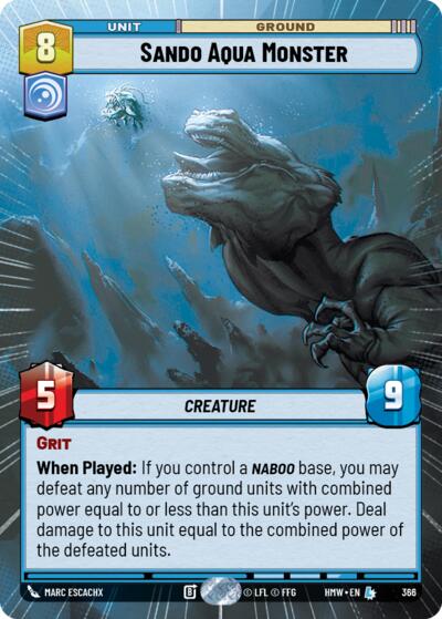 Sando Aqua Monster - 366 - Legendary (Hyperspace) - Homeworlds