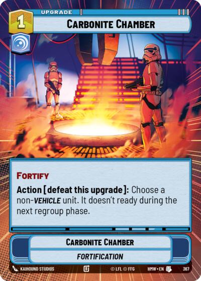 Carbonite Chamber - 367 - Uncommon (Hyperspace) - Homeworlds