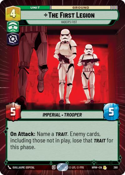 The First Legion - Vader's Fist - 380 - Rare (Hyperspace) - Homeworlds