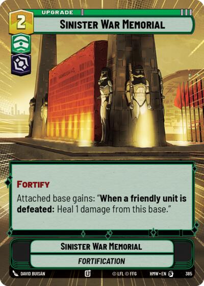 Sinister War Memorial - 385 - Special (Hyperspace) - Homeworlds