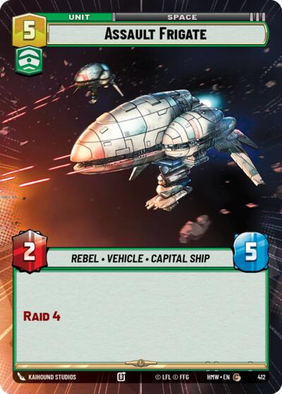 Assault Frigate - 412 - Common (Hyperspace) - Homeworlds