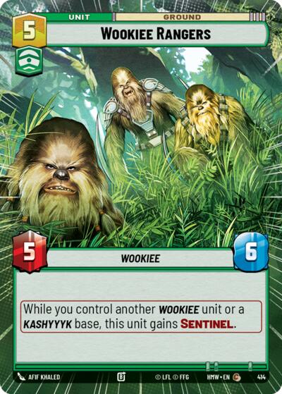 Wookiee Rangers - 414 - Common (Hyperspace) - Homeworlds