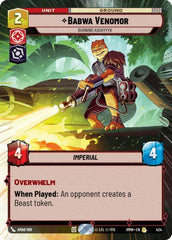 Babwa Venomor - Burning Kashyyyk - 424 - Rare (Hyperspace) - Homeworlds