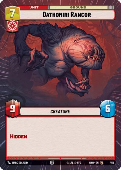 Dathomiri Rancor - 459 - Common (Hyperspace) - Homeworlds