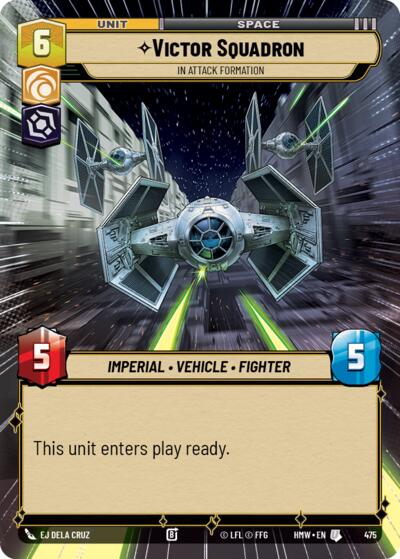 Victor Squadron - In Attack Formation - 475 - Uncommon (Hyperspace) - Homeworlds