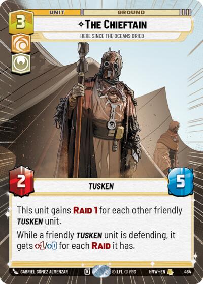 The Chieftain - Here Since the Oceans Dried - 484 - Rare (Hyperspace) - Homeworlds