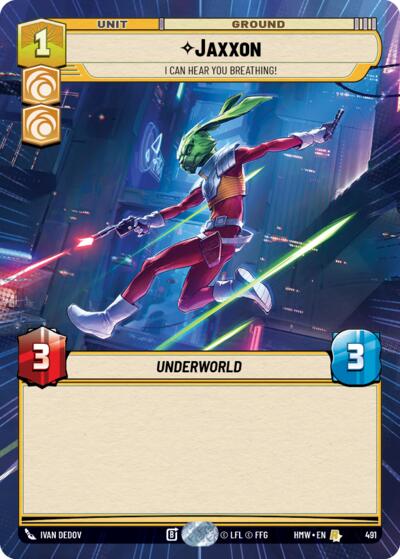 Jaxxon - I Can Hear You Breathing! - 491 - Rare (Hyperspace) - Homeworlds