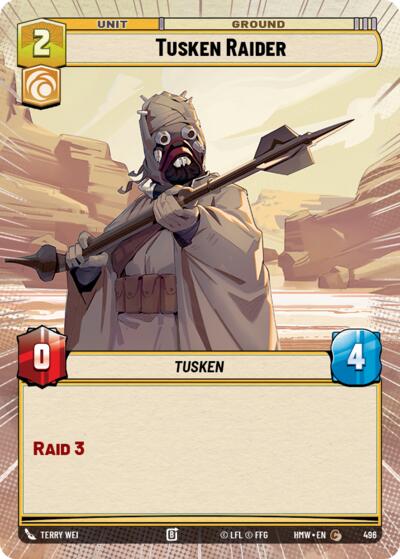 Tusken Raider - 496 - Common (Hyperspace) - Homeworlds