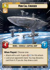 Mon Cal Cruiser - 504 - Uncommon (Hyperspace) - Homeworlds