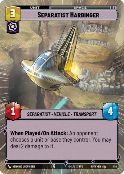 Separatist Harbinger - 516 - Common (Hyperspace) - Homeworlds