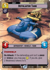 Defoliator Tank - 520 - Rare (Hyperspace) - Homeworlds