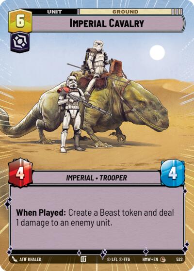 Imperial Cavalry - 522 - Common (Hyperspace) - Homeworlds