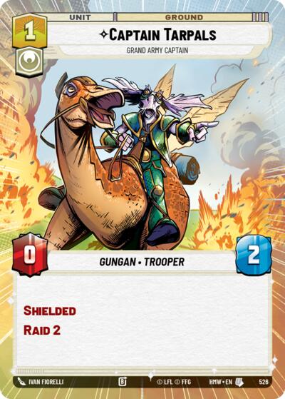 Captain Tarpals - Grand Army Captain - 526 - Uncommon (Hyperspace) - Homeworlds