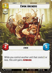 Ewok Archers - 529 - Common (Hyperspace) - Homeworlds
