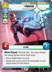 Hunter - Everyone Get to Cover! - 545 - Legendary (Hyperspace Foil) - Homeworlds