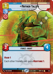Mother Talzin - Pledged to the Sisterhood - 549 - Rare (Hyperspace Foil) - Homeworlds